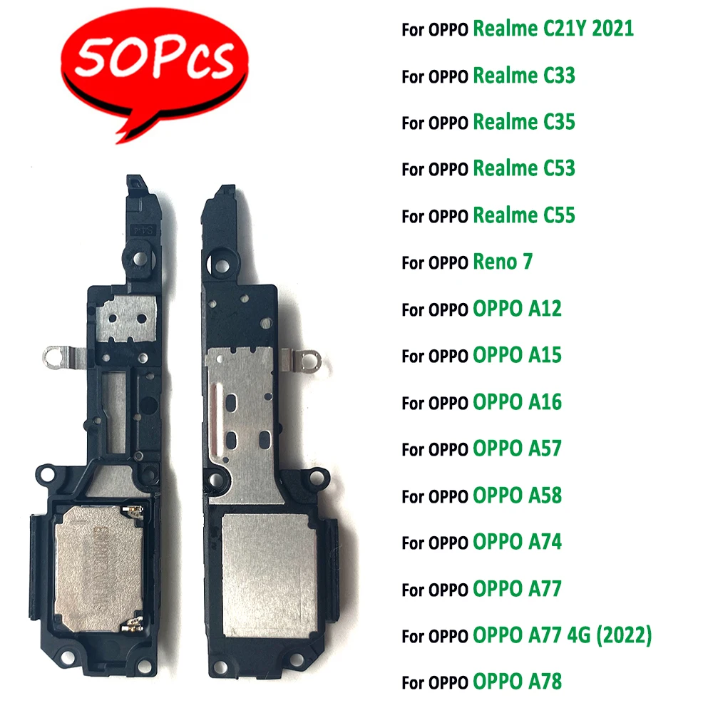 

50 шт., ленточный кабель громкоговорителя Buzzer Ringer для OPPO A74 4G 2022 A77 A78 A57 A58 A15 A16 A12 Realme C35 C21Y 2021