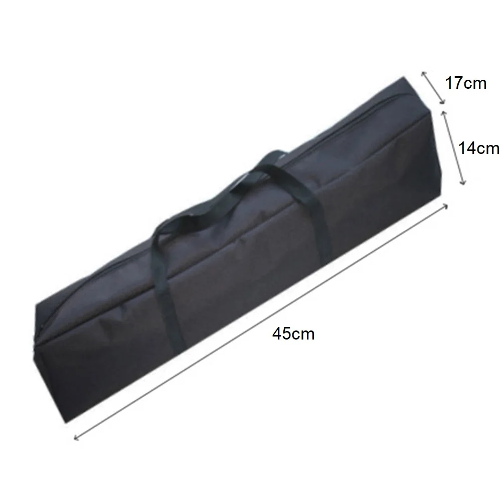 Black Oxford Cloth Storage Bag With Handles For Wall Cabinet Support Rod Wardrobe Telescopic Bracket Tool Pouch Camping Travel G