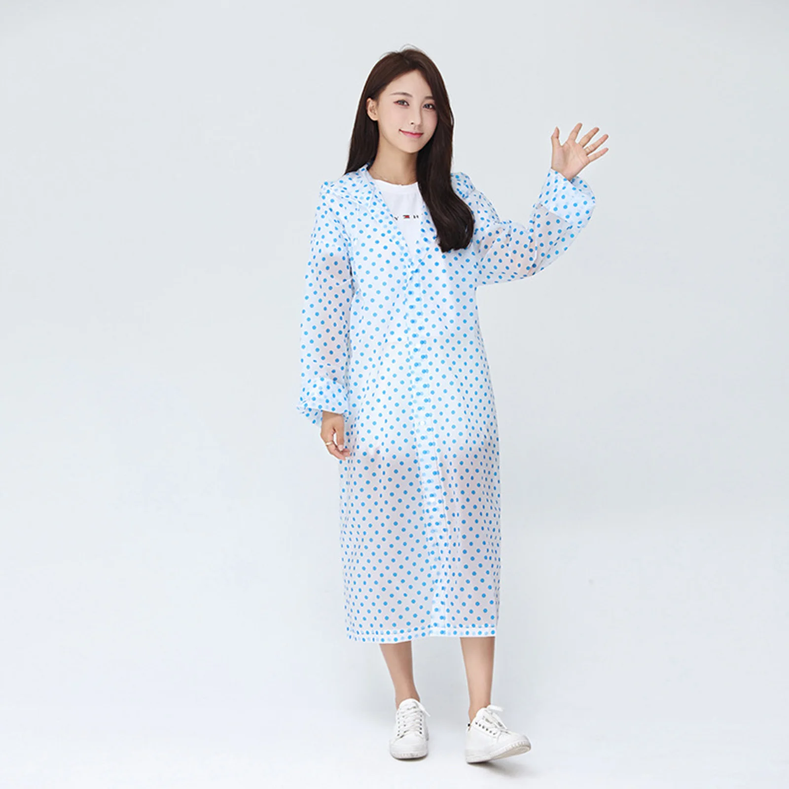 

Professional Women Outdoor Raincoat Long Lightweight Convenient Travel Emergency Rain Poncho Portable Rain Supply