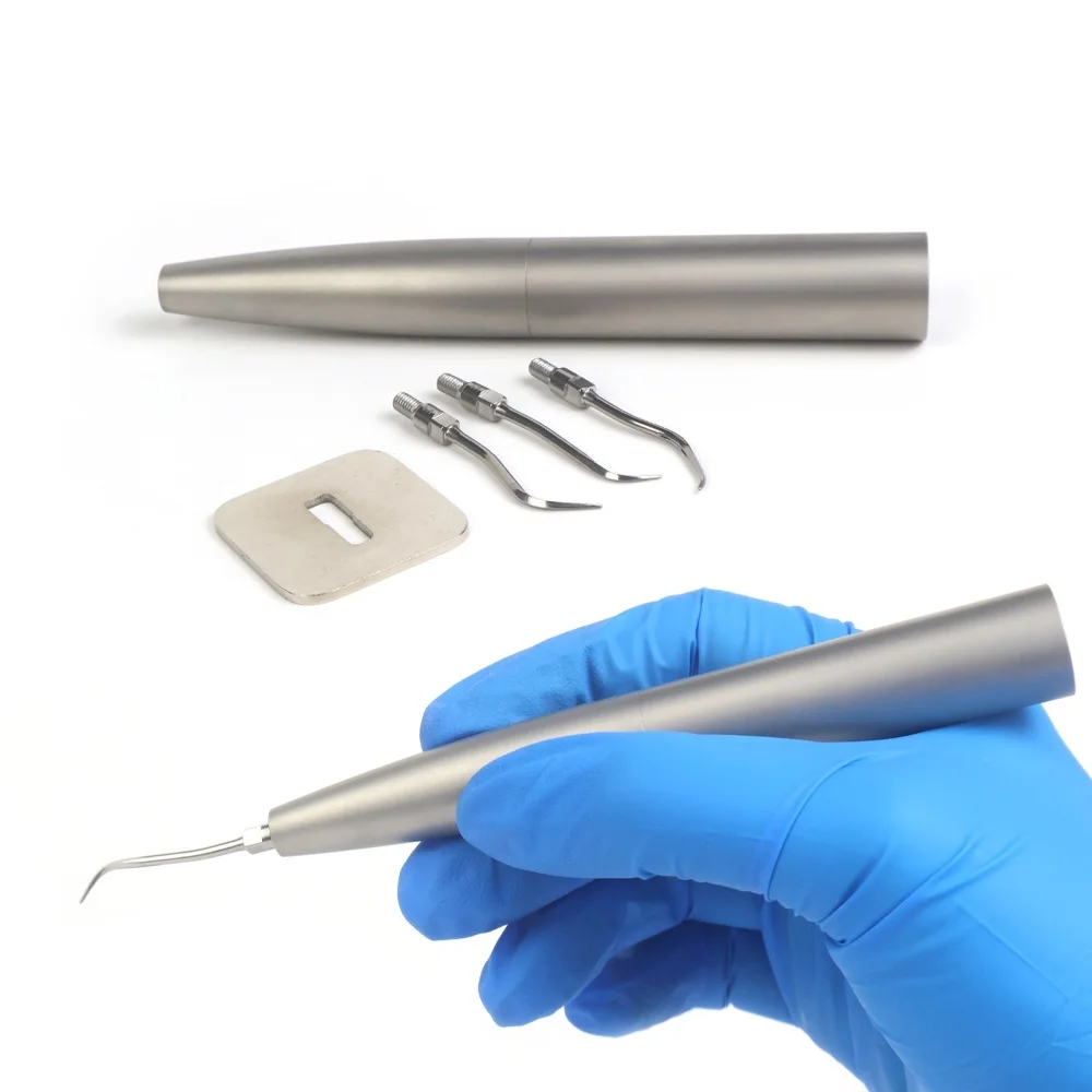 JUMTOP Dental Ultrasonic Air Scaler Handpiece with 3 Tips Fit for KAVO Quick Coupling
