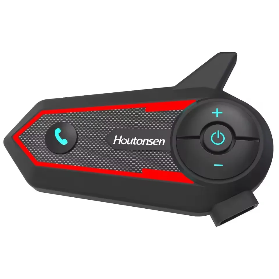 

Houtonsen S6 Motorcycle Helmet Bluetooth Headset Intercom RGB Tri-Color Ambient Light Waterproof Music Player Interphone 1000M