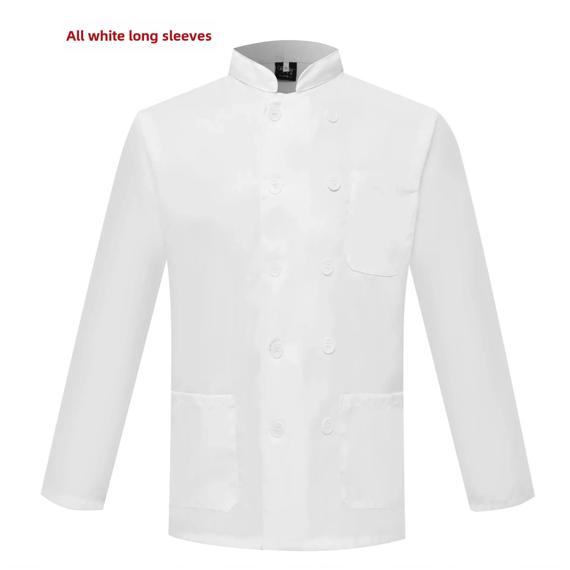 Long Sleeve Chef Work Uniform For Autumn/winter Ideal For Hotel Restaurant Cafeteria School Canteen Men Women's Kitchen Clothes