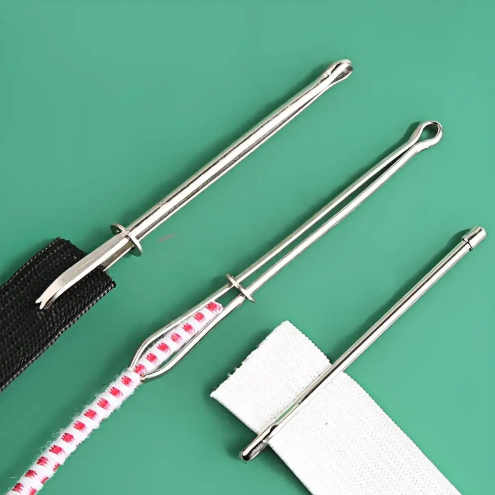 Threading Tool for Sewing Diy Sewing Accessories Stainless Steel Drawstring Threader Tool Set for Diy Sewing for Hoodies