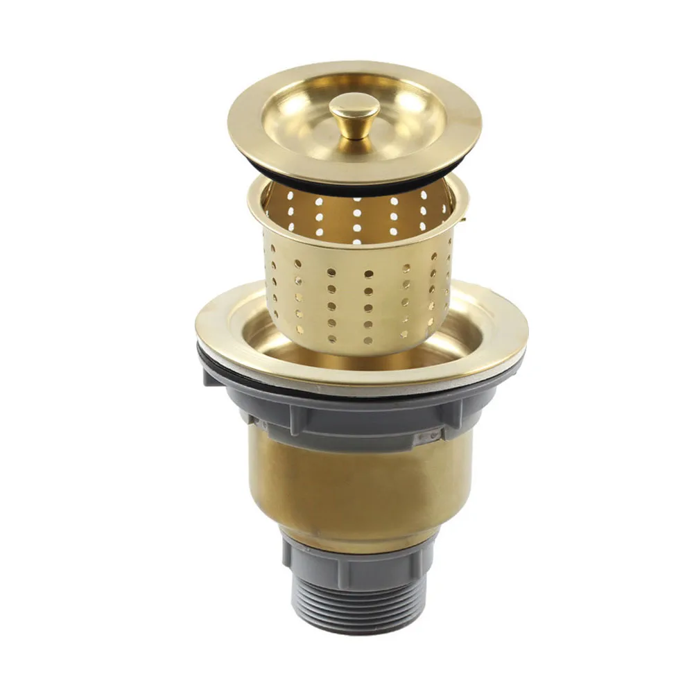 Efficient Sink Drain Filter in Stainless Steel; Elegant Finish Perfect for Adding a Touch of to Your Kitchen Efficient