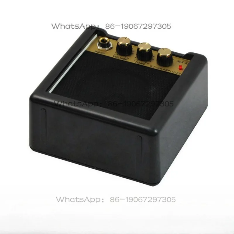 Electric Guitar Speaker Beginner Wood Folk Playing and Singing Practice Electric Box Original Sound Belt Distortion Mini Audio