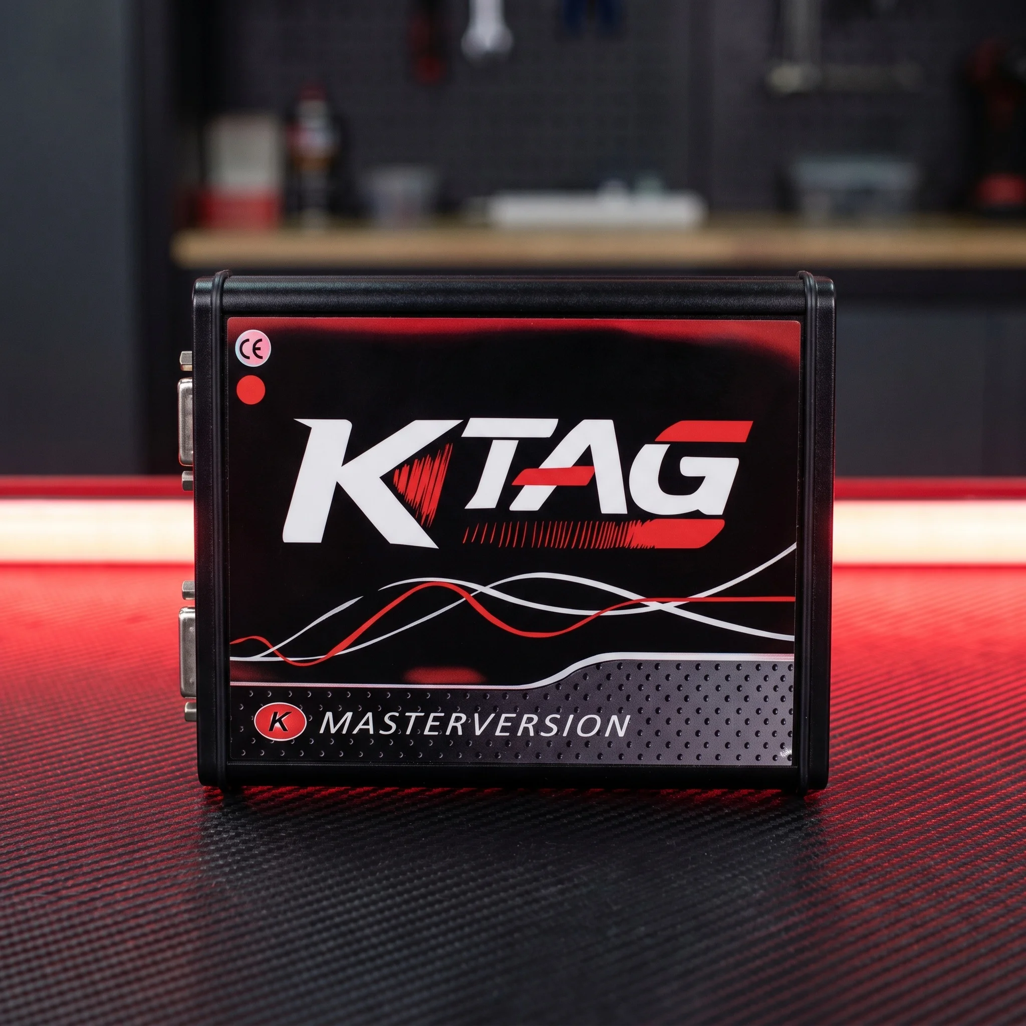 ECU Programming Tuning Tool  EU Versionfor Kess V2 V5.017 & KTAG V7.020 - OBD2 Car Trucks Master with BDM Software, Red PCB