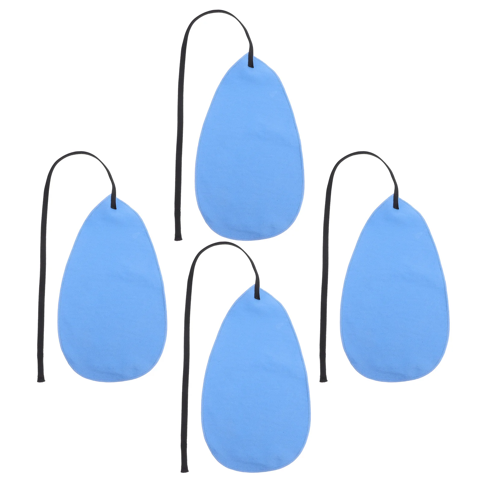 

4Pcs Universal Cleaning Swab for Wind Instruments Blue Microfiber Cloth for Saxophone Flute Clarinet Interior Care