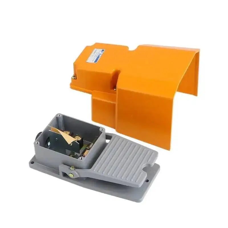 LTH-1/6 Foot Switch Aluminum Shell Machine Tool Parts Silver Point Electrical Power Industrial Reset pedal switch