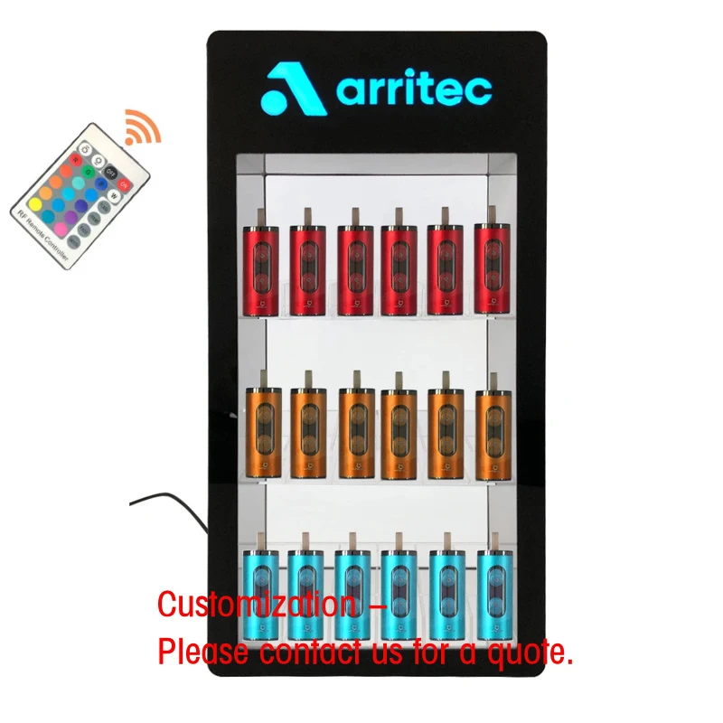 

custom.Custom Retail Counter Top LED Acrylic Display Stand