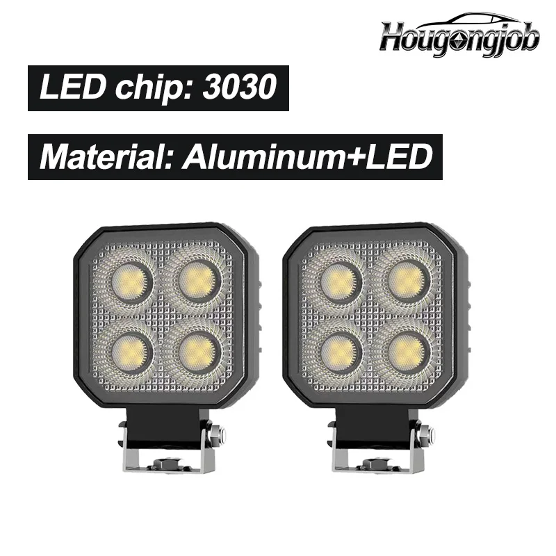 3-дюймовая светодиодная фара-балка для бездорожья, противотуманная фара, мощная водонепроницаемая автомобильная фара для легковых и грузовых автомобилей, внедорожников, джипов, пикапов, DC9-30V