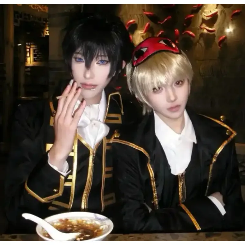 Anime Gintama Shinsengumi ‌cosplay Hijikata Toshirou Okita Sougo Kondou Isao Costume Work Uniform Set Carnival Party Outfits Men