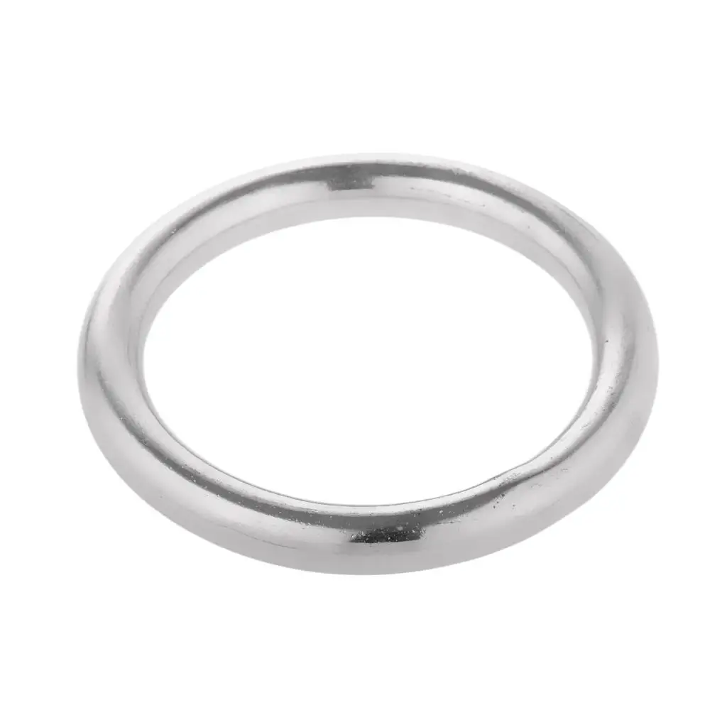 Marine Stainless Steel Welded O Ring High Precision Rustproof Hardware for Boat Luggage Outdoor