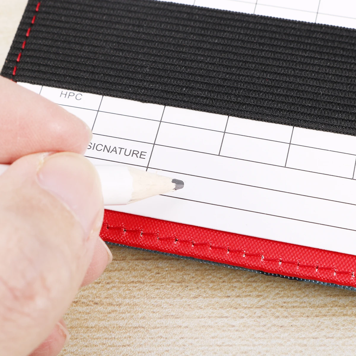 

PU Blue Scorecard Keeper Creative Durable Golf Score Book Portable Scorecard Holder Lightweight Scoring Notebook Pencil