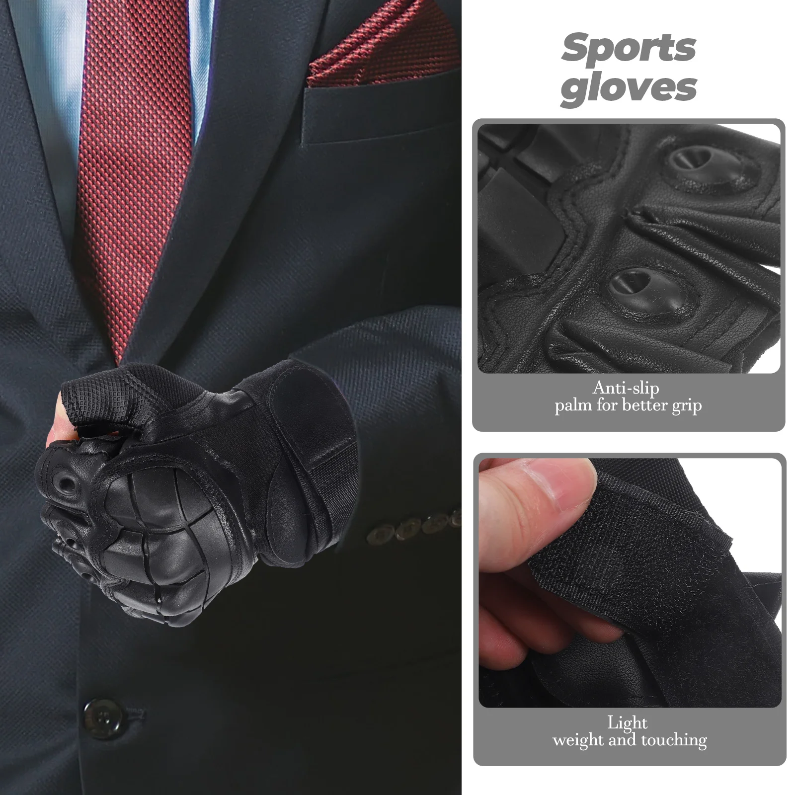 

Bicycle Riding Gloves Mens Motorcycle Mountain Biking Road Bike Cycling for Scooter