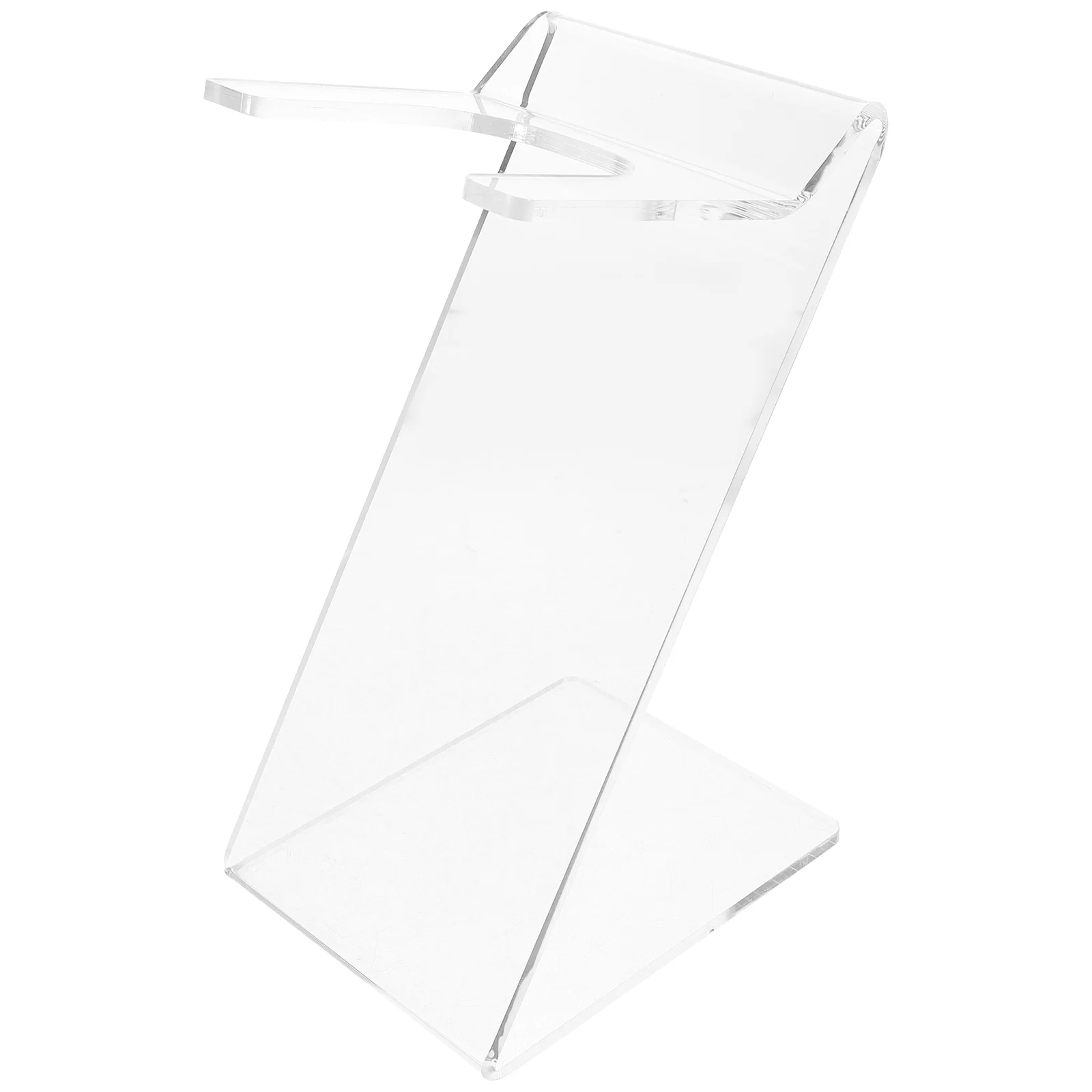 

Transparent Acrylic Hair Dryer Holder Display Rack Bathroom Desk Storage Fashion Accessories Jewelry Hairdryer Stand Blow Dryer