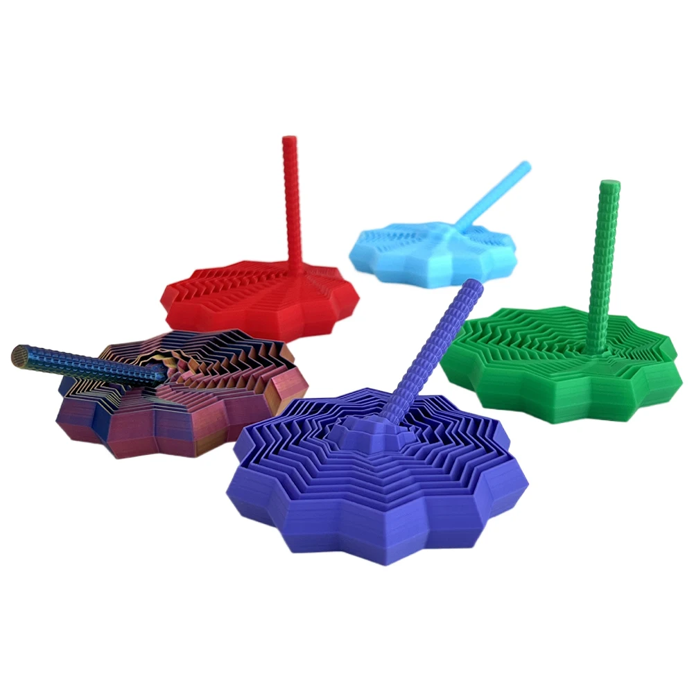 Erweiterter sensorischer Fidget Star 3D-gedruckter Fraktal-Fidget-Sechskant mit Griffen, Stressabbau, sensorisches Spielzeug zur Stressabbau bei Kindern