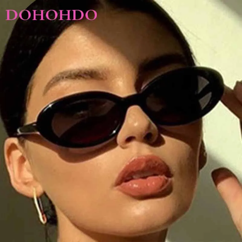 

Vintage Small Oval Frame Women's Sunglasses Luxury Design Men Sunglass Outdoors Drive Shade Travel Fishing Eyewear Unisex UV400