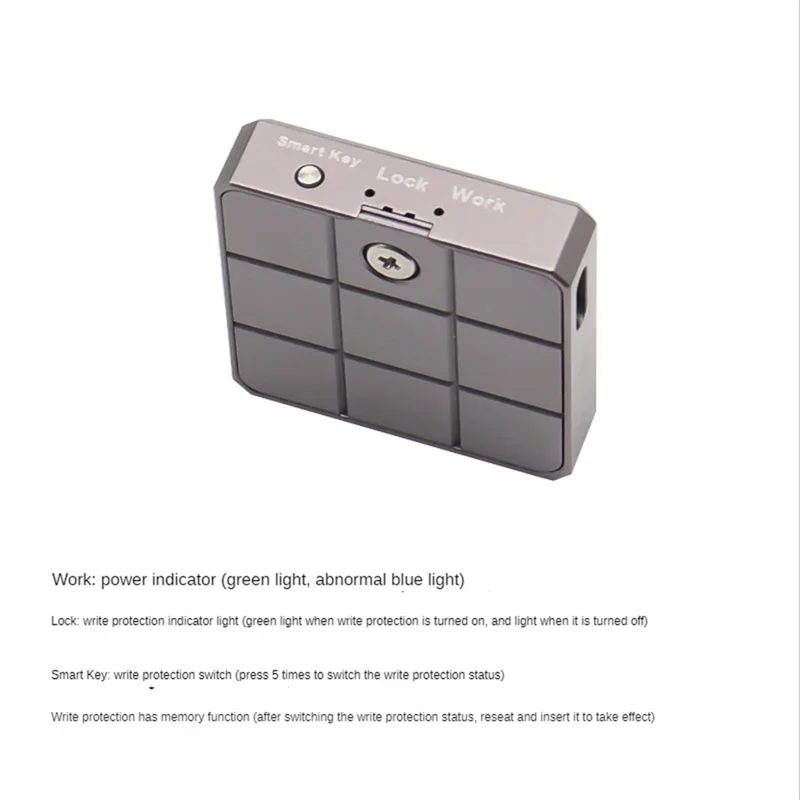 

HJ-M2 SSD Case USB C To A Cable M.2 NVME 2230 SSD Enclosure USB 3.2 10Gbps To NVME M-Key External Solid State Drive Case