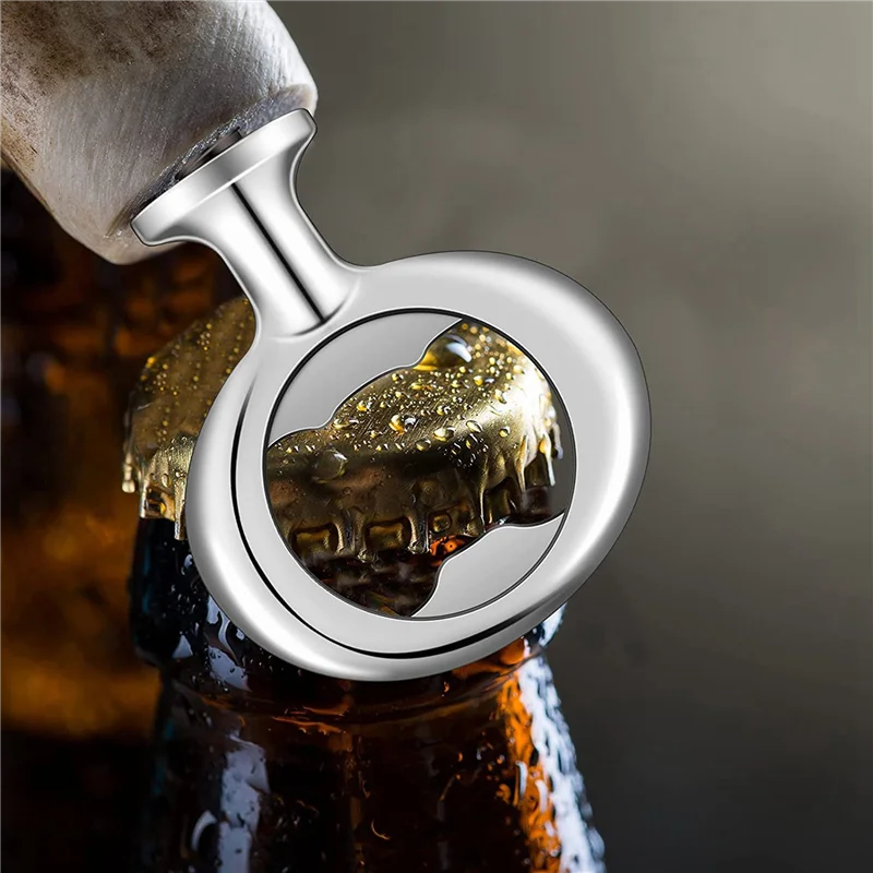 

ABUL-30Pcs Bottle Opener Blank DIY Beer Bottle Opener Stainless Steel Flat Bottle Opener Inserts Kit Beer Opener Hardware