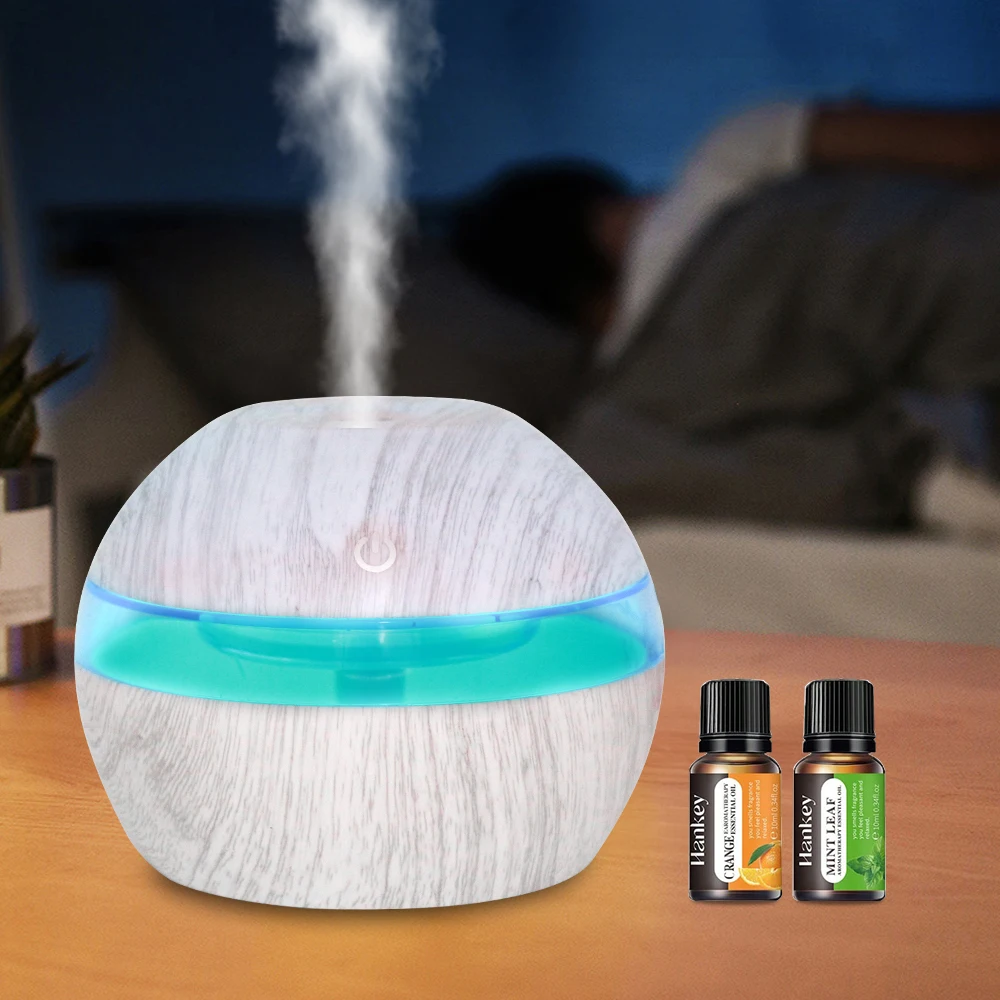 

300ml Ultrasonic Humidifier & Diffuser Touch Control for Dry Air Relief, Better Sleep