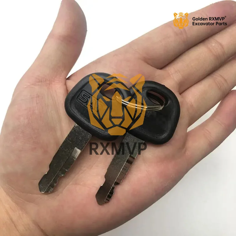 Excavator Original Key Ignition Key Excavator Accessories For Sany Sy 65 75-9 135-8 V