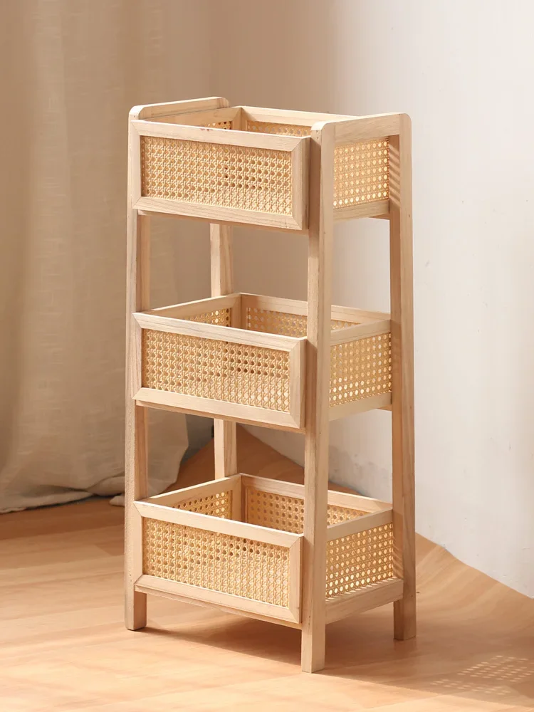 Floor-to-ceiling multi-layer shelves Living room Bedroom Kitchen Home storage racks Office snacks Cosmetics