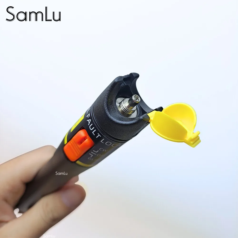 10MW/10KM Visual Fault Locator VFL Red Laser Light Pen Fiber Optic Cable Tester Fiber Optic Tester Tool FTTH Optic Pen