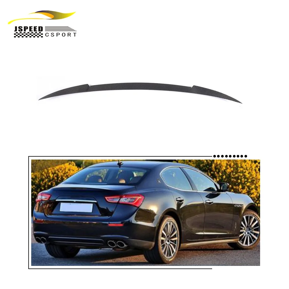 

Подходит для Maserati Ghibli 2014-2020, спойлер заднего багажника, крыло, губа из углеродного волокна