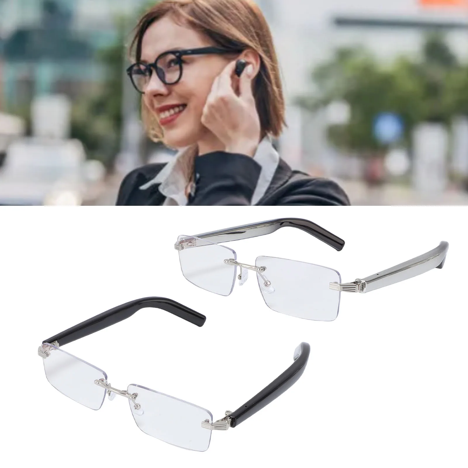 

Интеллектуальные очки для перевода искусственного интеллекта, чистый звук, видеоперевод, поляризационные умные очки, портативные 100 языков для ежедневного использования