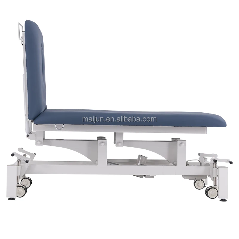 Hospital one motor electric two-fold/section adjustable operating treatment  table physiotherapy Bed couch for massage