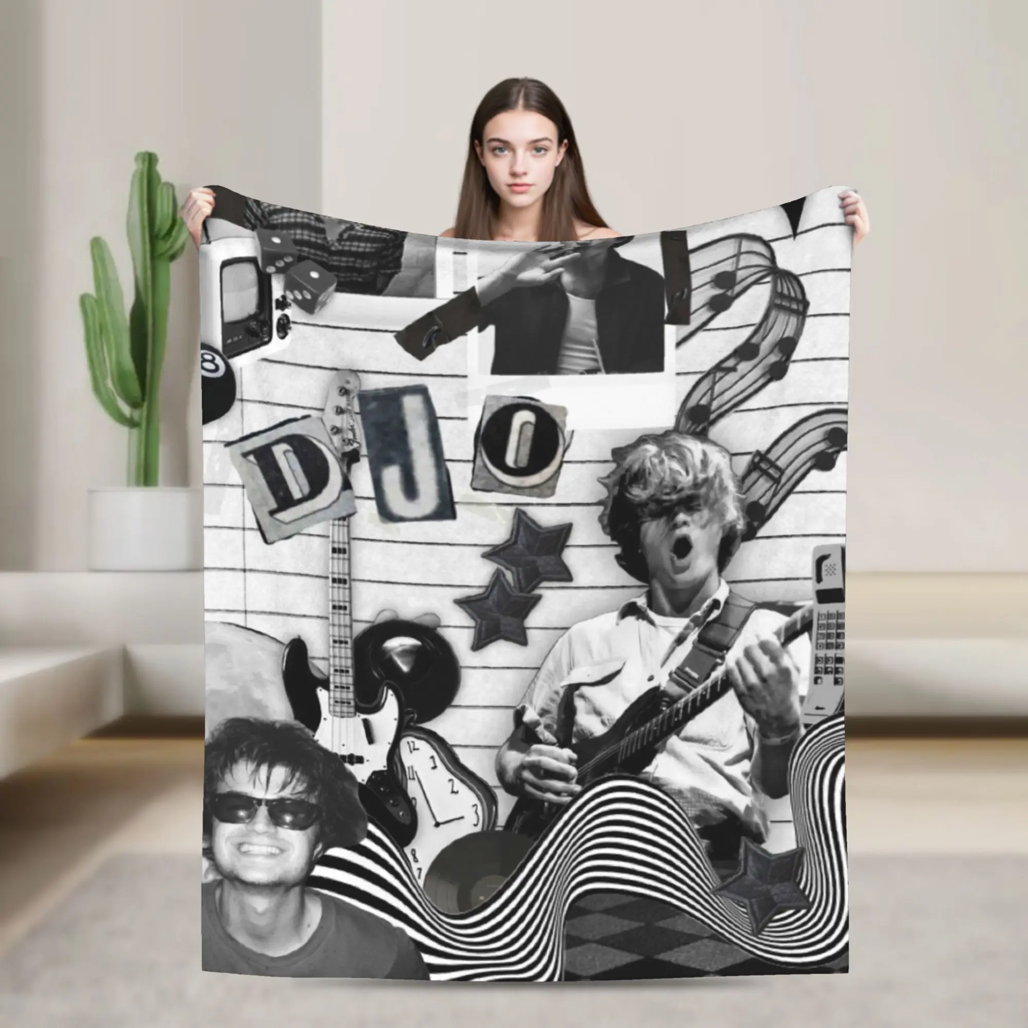 Djo Apple  Blanket  Soft Warm Fluffy Plush Throw Blanket For Living Room Airplane Travel Flannel Bedspread Bed Cover