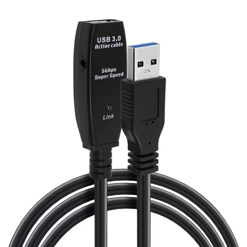 

USB 3.0 Cable Active Extension with Signal Amplifier USB3.0 Repeater Extension Cable 5Gbps high-speed data extension cable