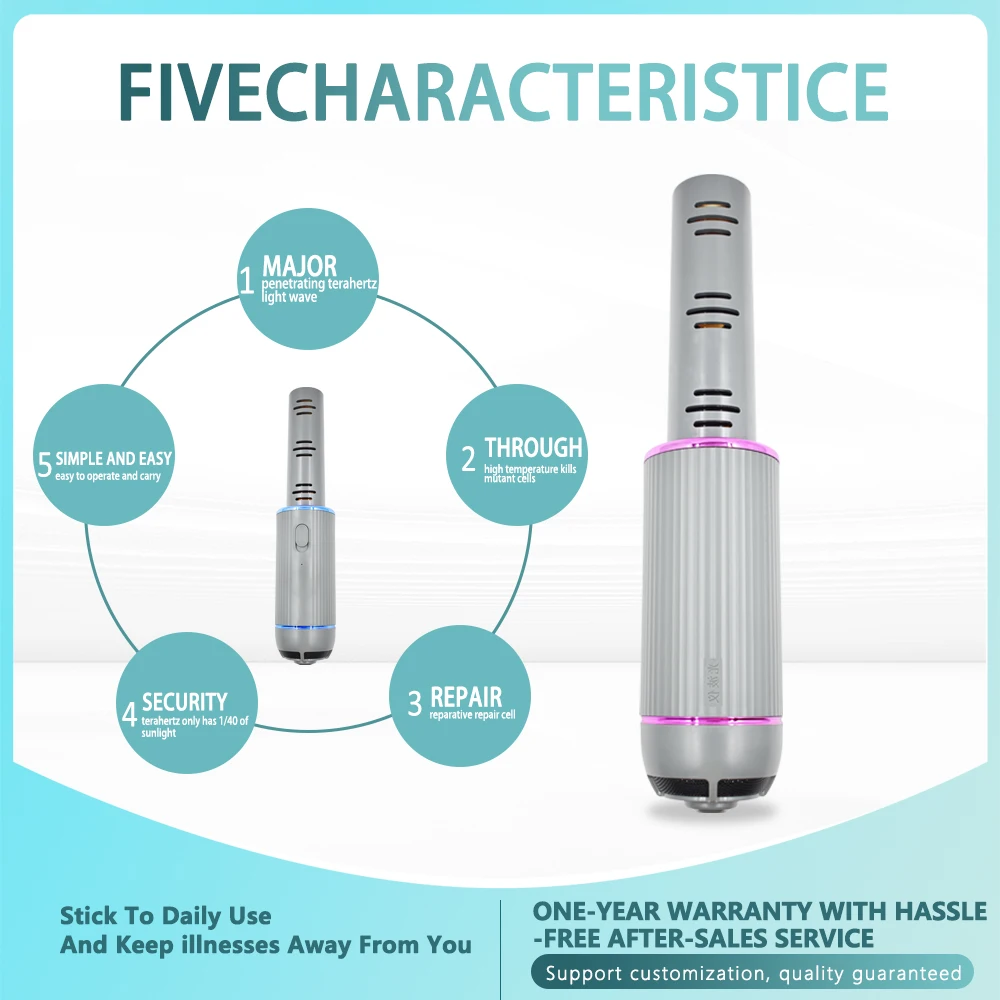 

Iteracare DS-IV Terahertz Wave Therapy Device Biospectrum Physiotherapy Healthy Blowing Treatment Terahertz Blower for Wellness