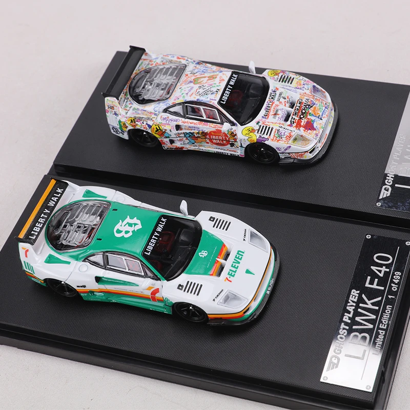 Chost Player 1:64 LBWK F40 Die-cast alloy simulation car model toy collection view 3