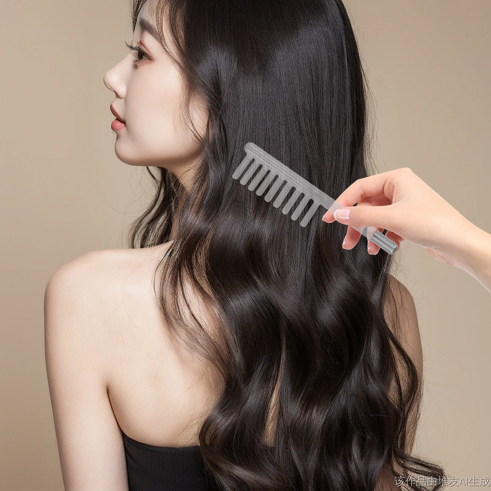 Peigne de remplacement d'électrode en Tube de verre, pour appareil Facial, soins de la peau, outil de croissance des cheveux à haute fréquence, beauté Portable