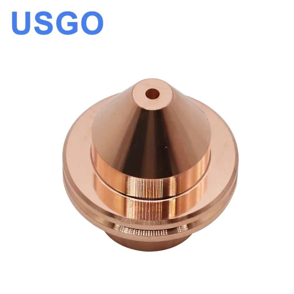 10pcs/Lot Single layer laser nozzle fittings for fiber laser cutting nozzle copper nozzle for Mitsubishi