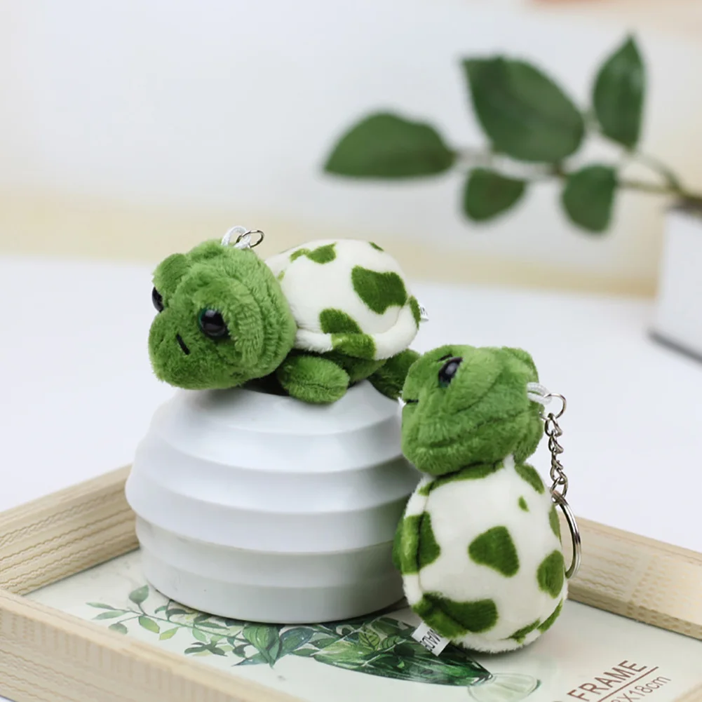 Muñeco de peluche de tortuga para niños, bolsa de juguete de felpa suave, colgante, máquina de garra, adornos, llavero de Anime, regalos para niños, 7/10CM, 1 unidad