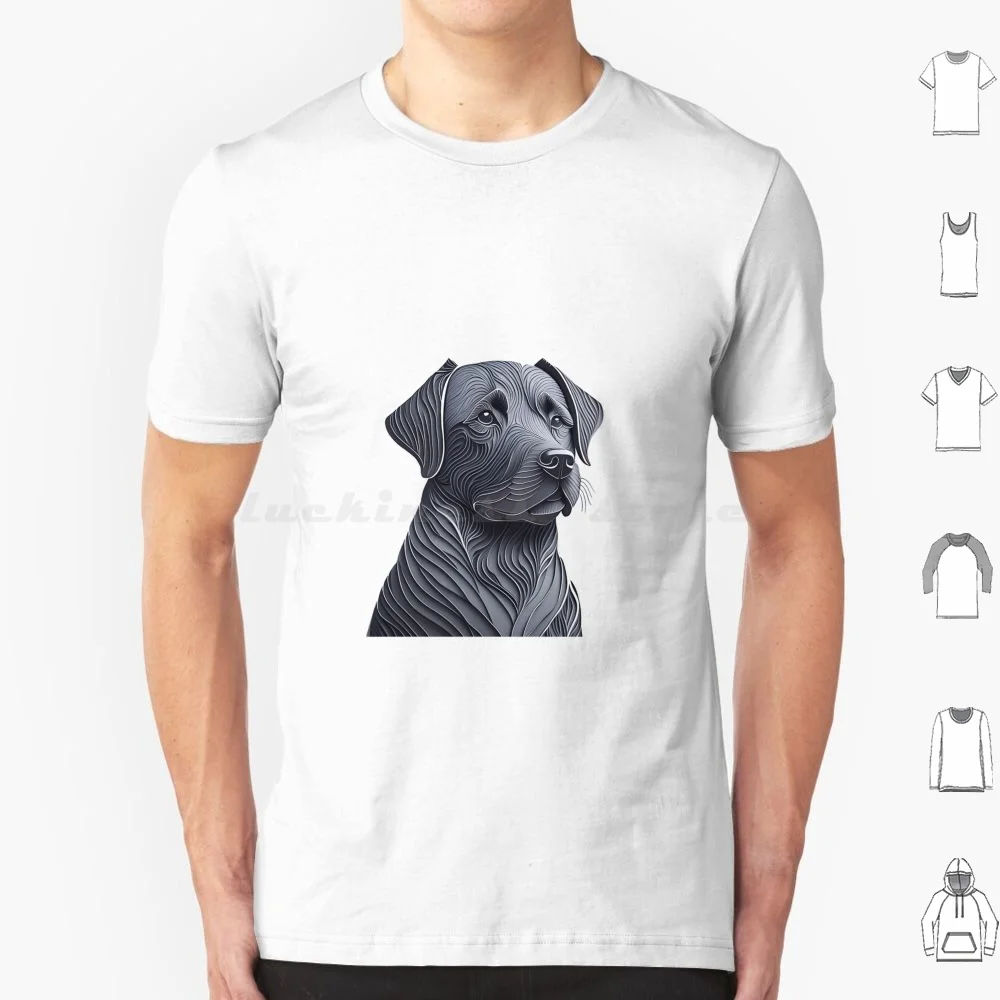 

Black Labrador Layered Art T Shirt 6xl Cotton Cool Tee Black Labrador Dog Black Labrador Art Labrador Dog Design Black Labrador