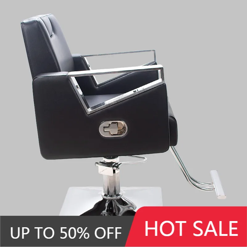 Trendy Luxury Barber Chairs Comfortable Aesthetic Barber Chairs Vintage Display Beauty Cadeira De Barbeiro Salon Furniture