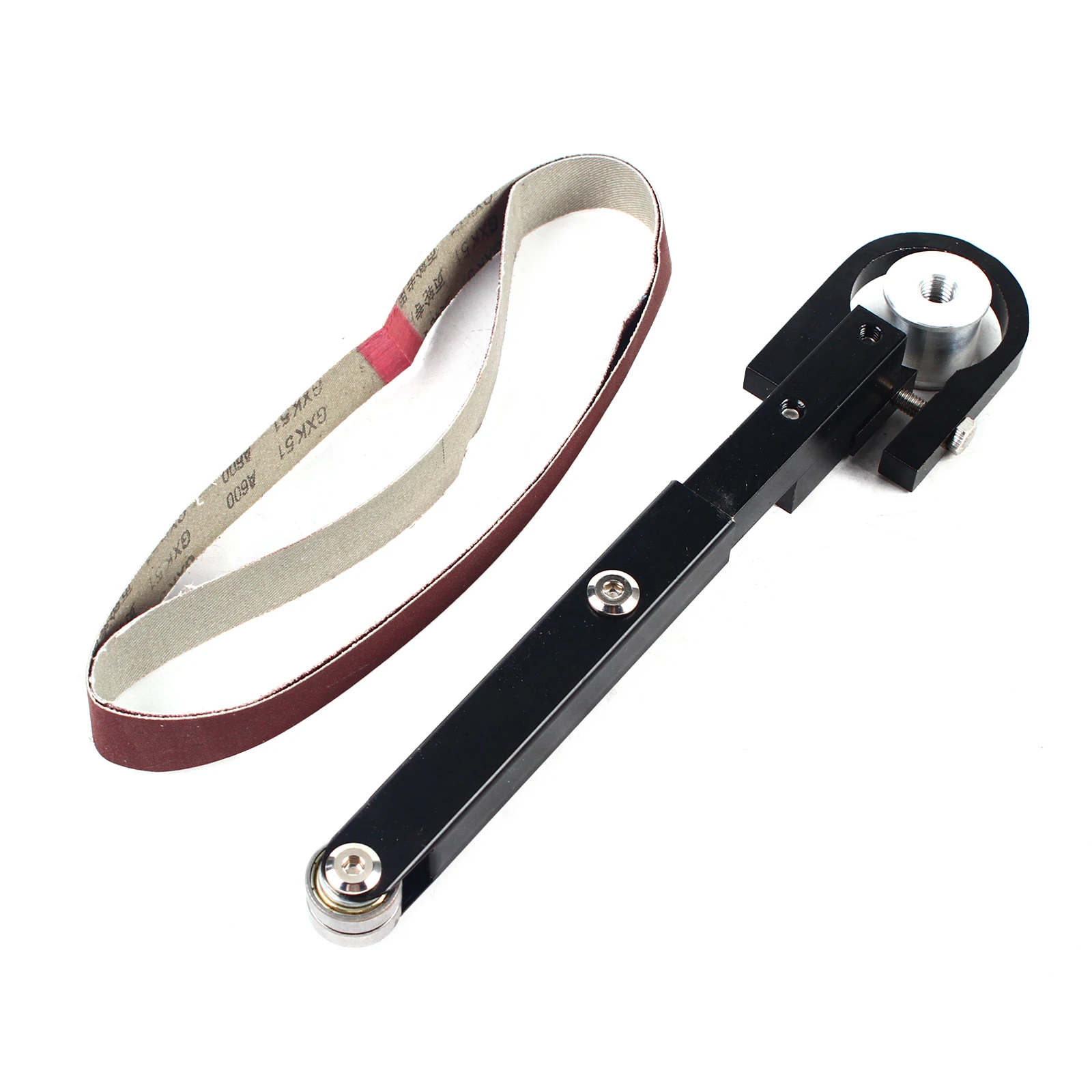 Ponceuse à courroie pour ponceuse d'angle, accessoire de ponçage en métal et bois, support de Machine + courroie