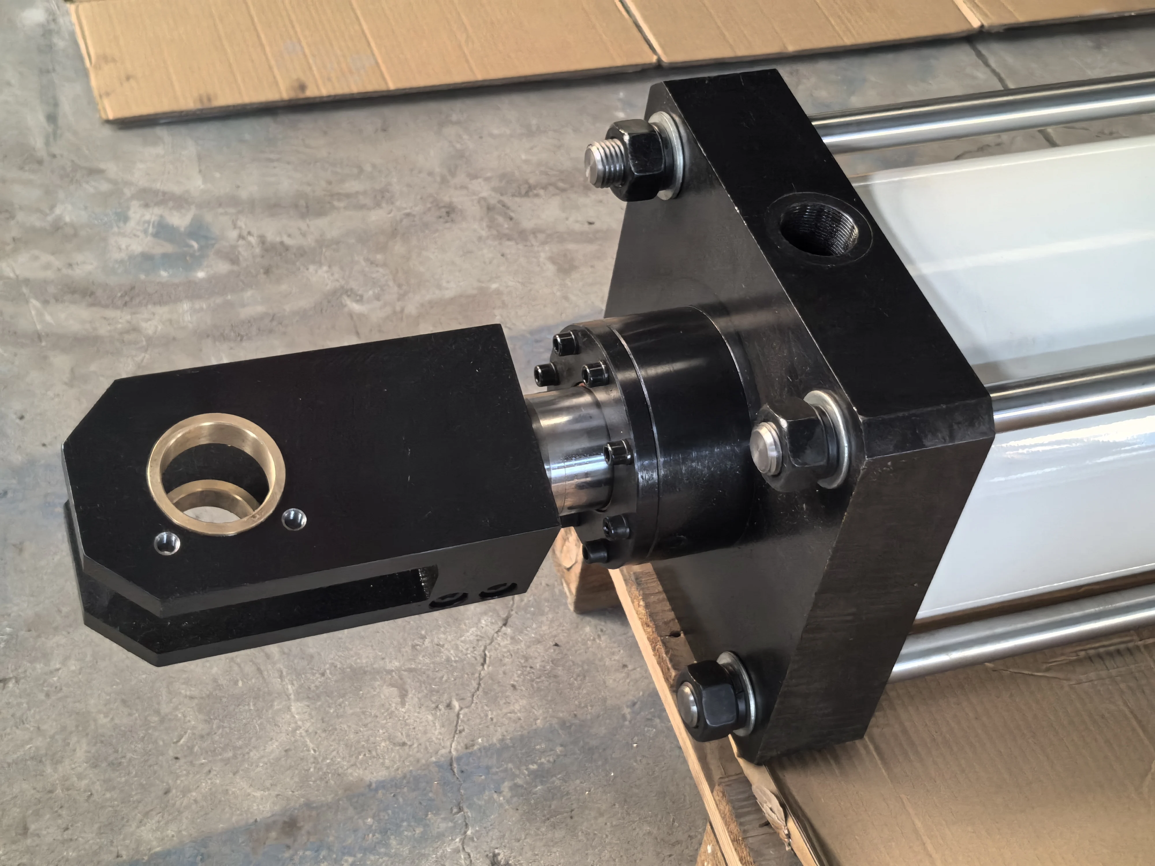 New SD-KEWILL 820mm Stroke 280mm Diameter 80mm Rod Pneumatic Cylinder Actuator Double-acting Fluororubber Seal Custom Cylinders
