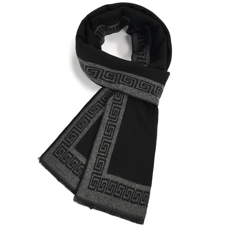 

Новый брендовый дизайн, кашемировый шарф для мужчин, деловой шарф, осенние и зимние теплые шарфы, толстая шаль, одеяло, платок