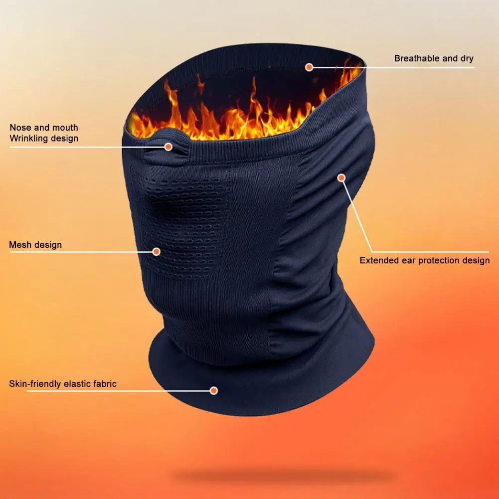 

Ski Scarf Breathable Mesh Winter Sport Wrap Outdoor Cycling Fishing Skiing Helmet Liner Warm Cold Weather Gear 스키 스카프