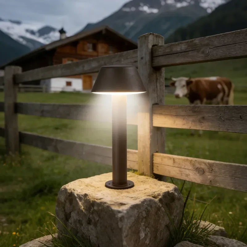15W LED Mushroom Garden Light IP65 Waterproof Outdoor Pillar Lamp Modern Landscape Lighting for Yard Pathway Decoration
