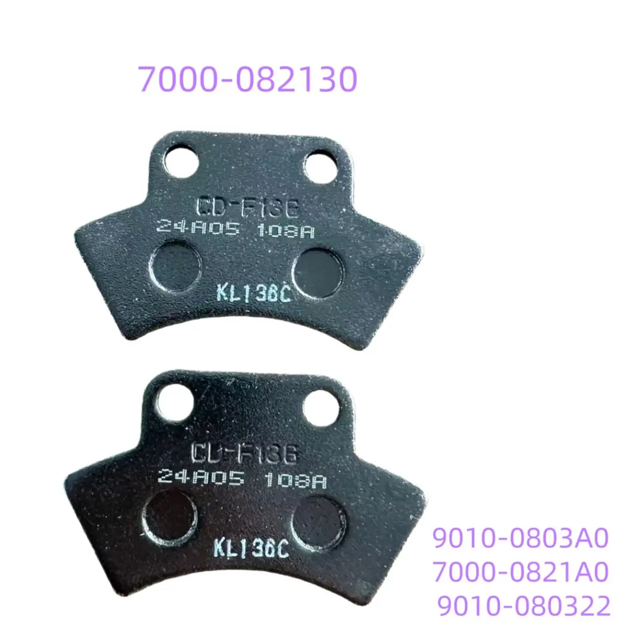 

Original Brake Pad 7000-082130 for Parking Caliper For CFmoto ATV 500 X5 X6, ATV 500 600 Stels Dinli 600 700 800