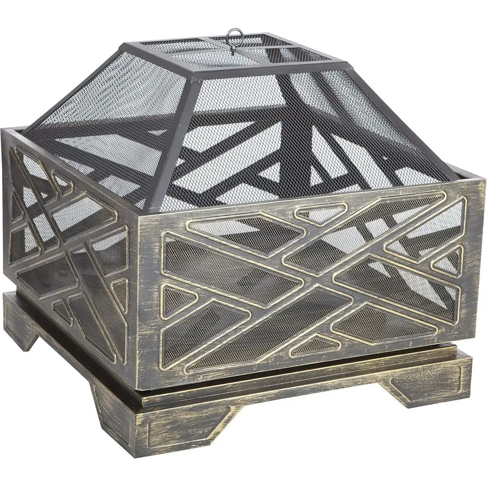 

62239 ire Pit Catalano Wood Burning Lightweight Portable Outdoor irt Backyard ireplace or Camping Bonire Included Sn Lit Tool &