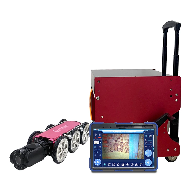 High Quality Wind Turbine Blade Inspection Crawler Robot With Analog CCTV Camera Sewer Pipe Inspection Robot