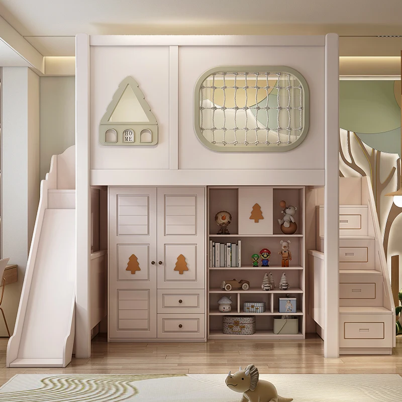 Single upper  Under desk Combination  Children's  Desk  Integrated dislocation elevated  Under the