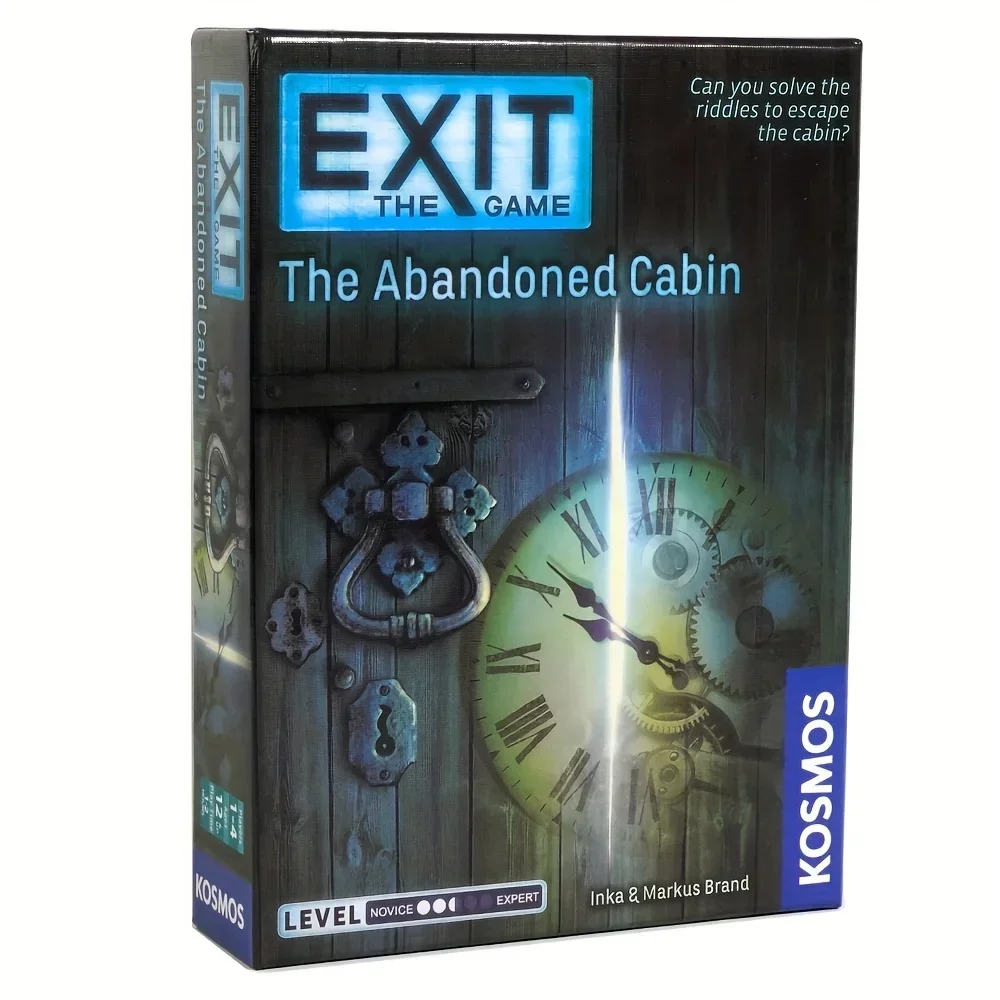 The Abandoned Cabin, Exit The Game For 1 To 4 Players Board Game, Family Party Entertainment Game Cards, gaming gift