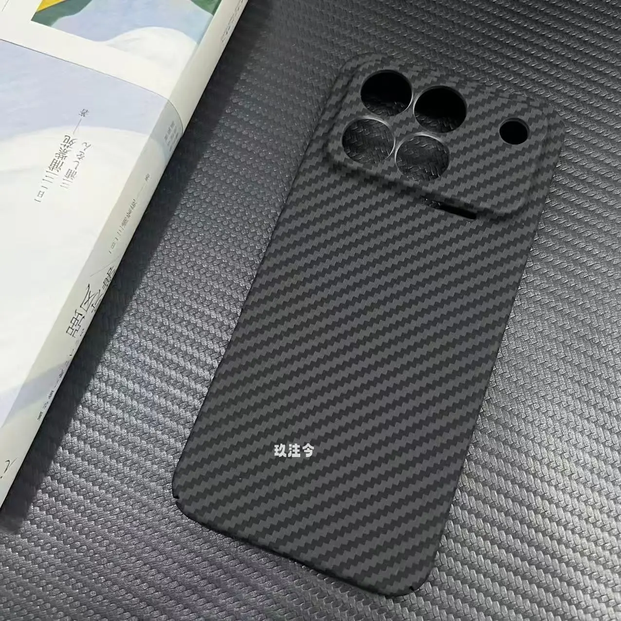 Funda de lujo para teléfono Honor Win, funda dura de PC con rayas de Kevlar para Honor Win RT, funda trasera a prueba de golpes